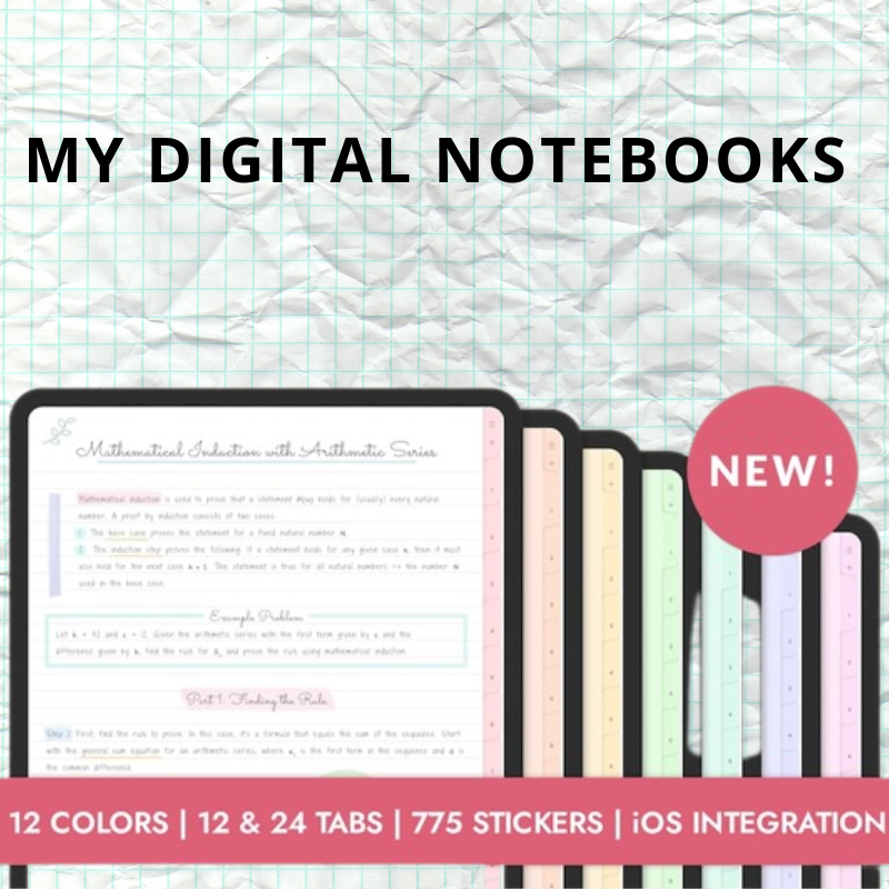 My Digital Notebooks with Tabs