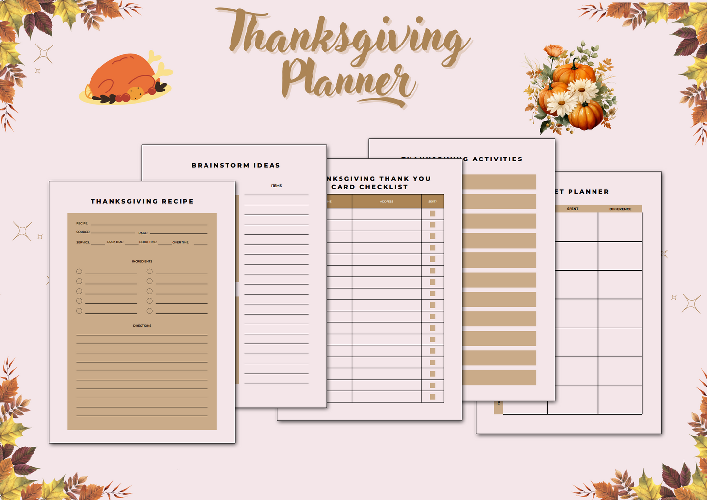 Thanksgiving Planner