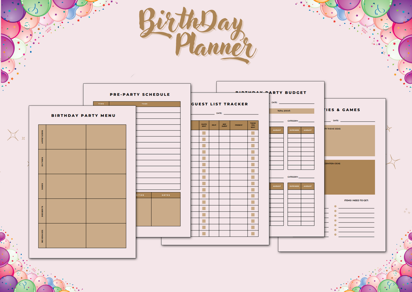 Birthday Planner