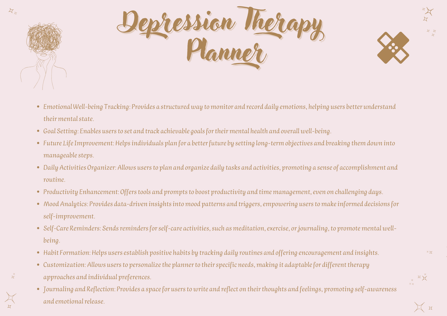 Depression Therapy Planner