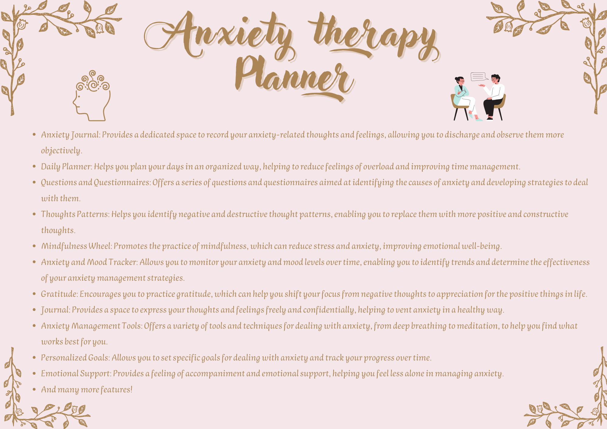 Anxiety Therapy Planner